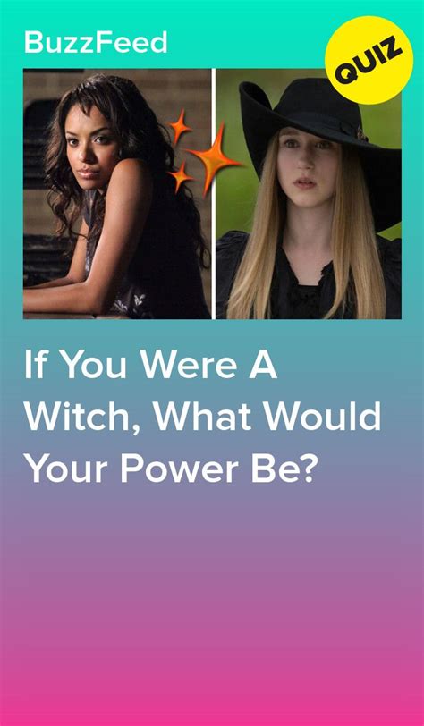 Which witch are youu